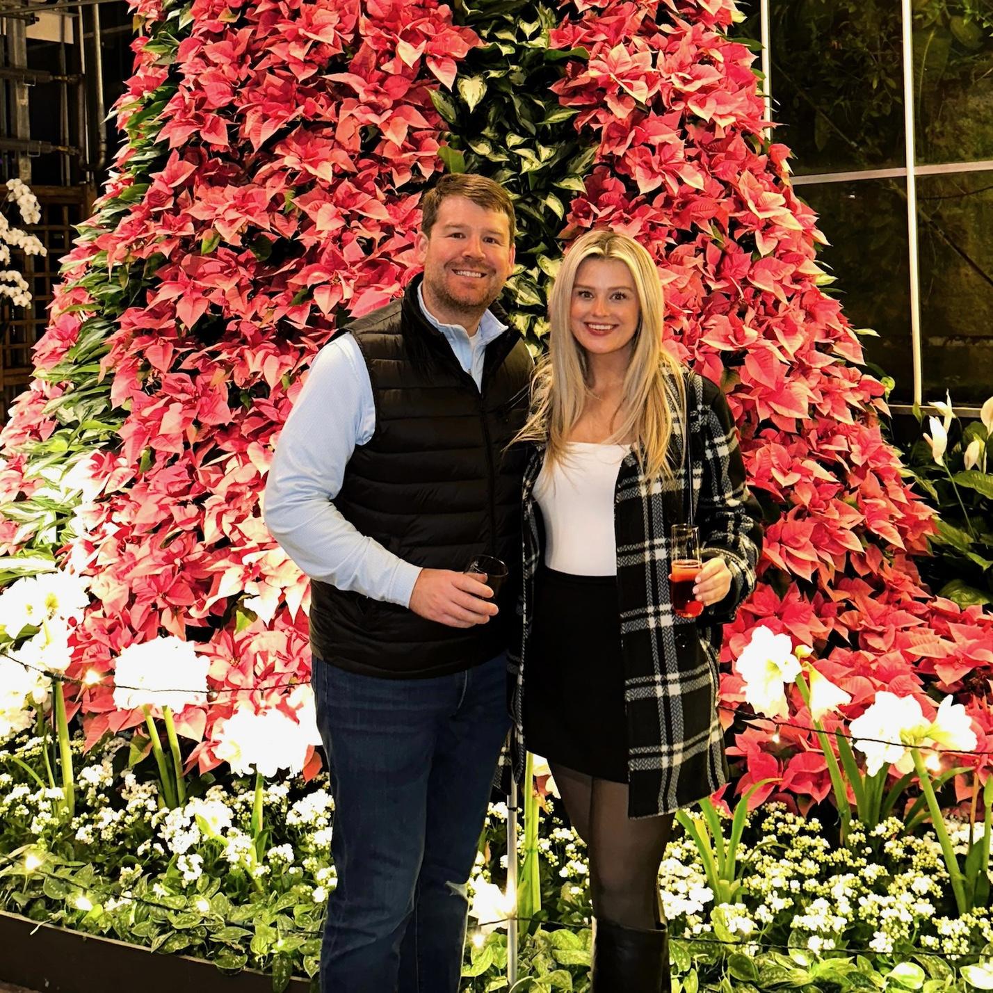 Celebrating our anniversary at the Atlanta Botanical Gardens