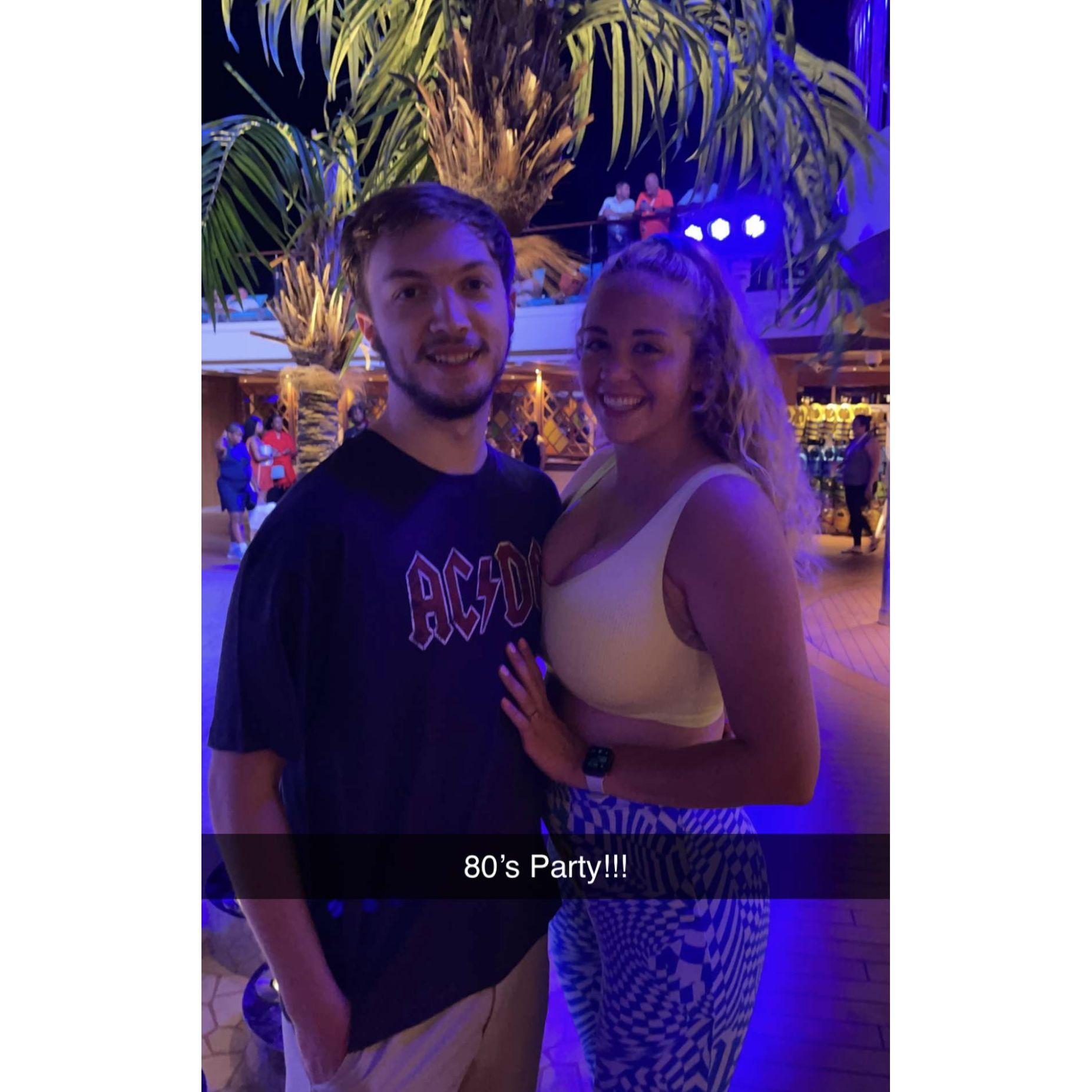 April 2021:
We go to a theme party