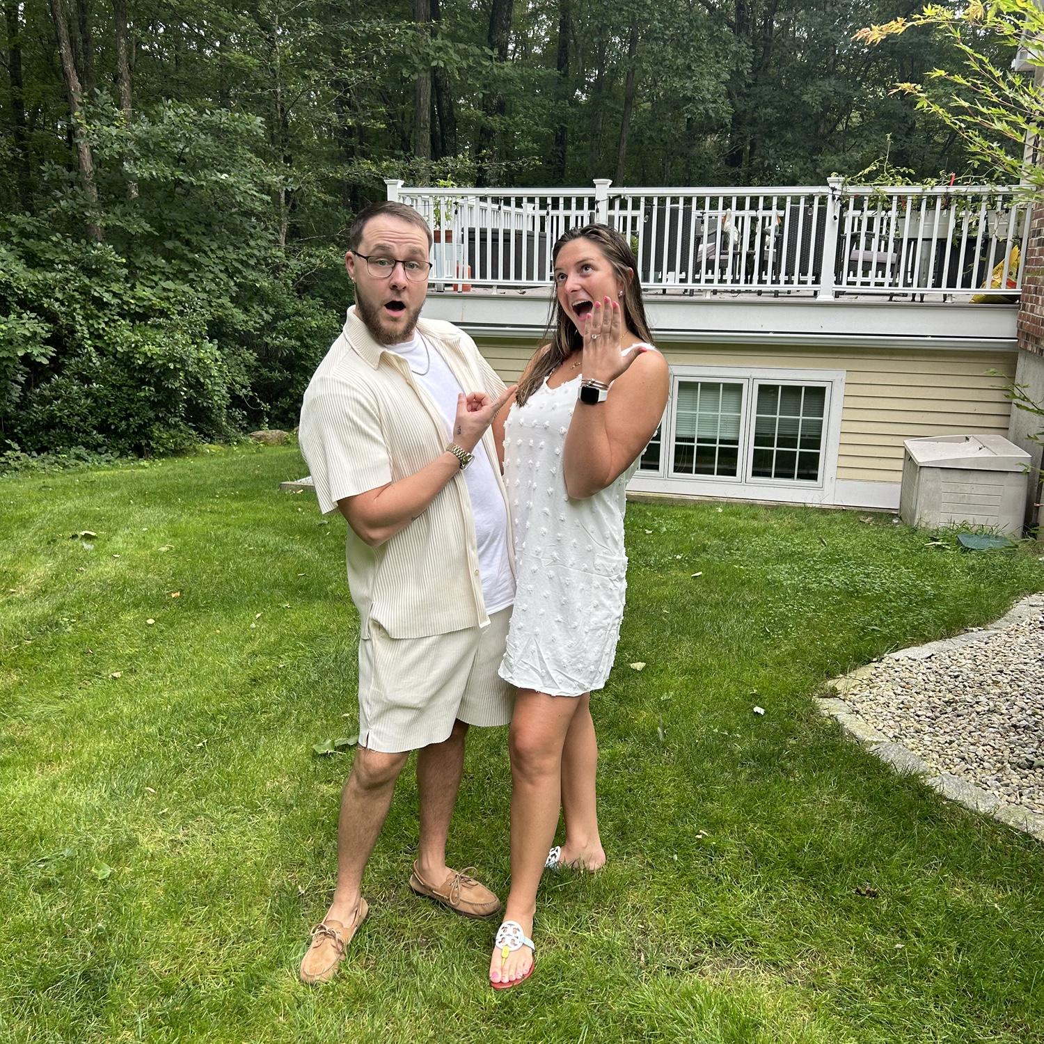Happy engagement to us! 8/9/2024
