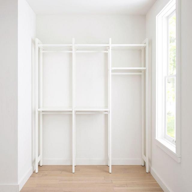 Hold Everything Essential Walk-In 6ft Short & Long Hang Closet