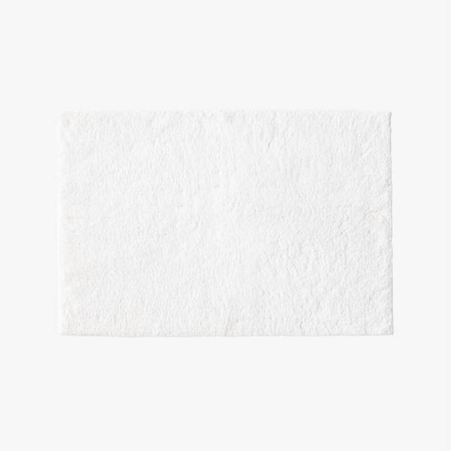Chase Organic Cotton White Bath Runner