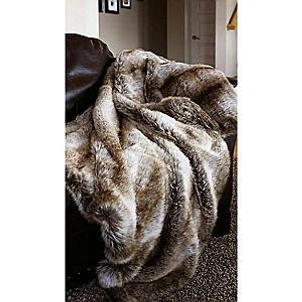 CARSTENS Faux Fur Throw at Tractor Supply Co