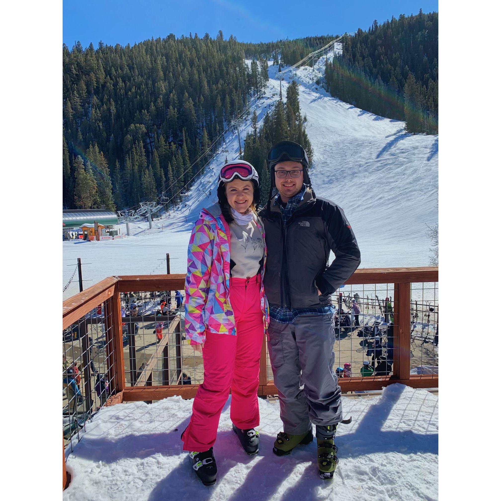 the ski trip where peter was so sick he laid face down in the snow on the side of the mountain for half an hour