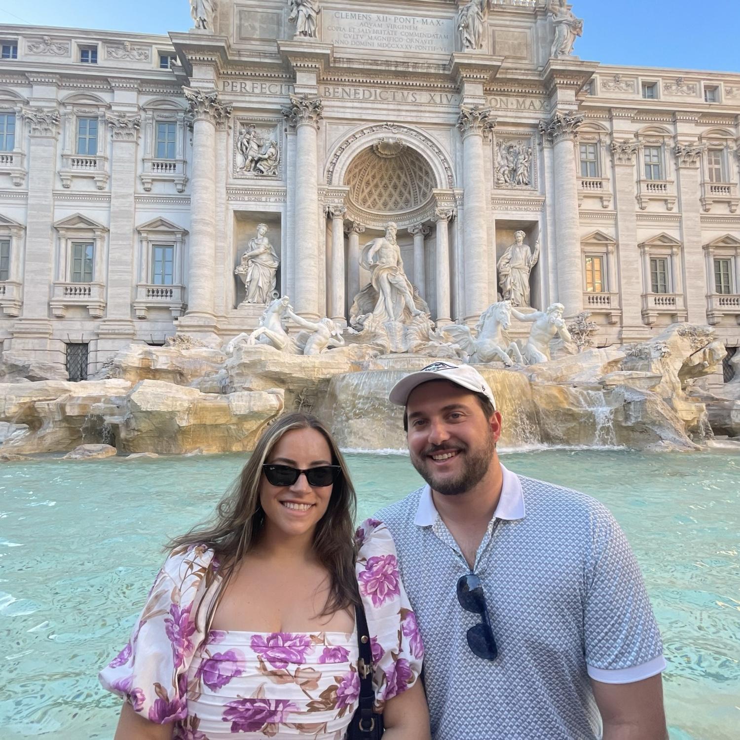 Trevi Fountain in Rome!