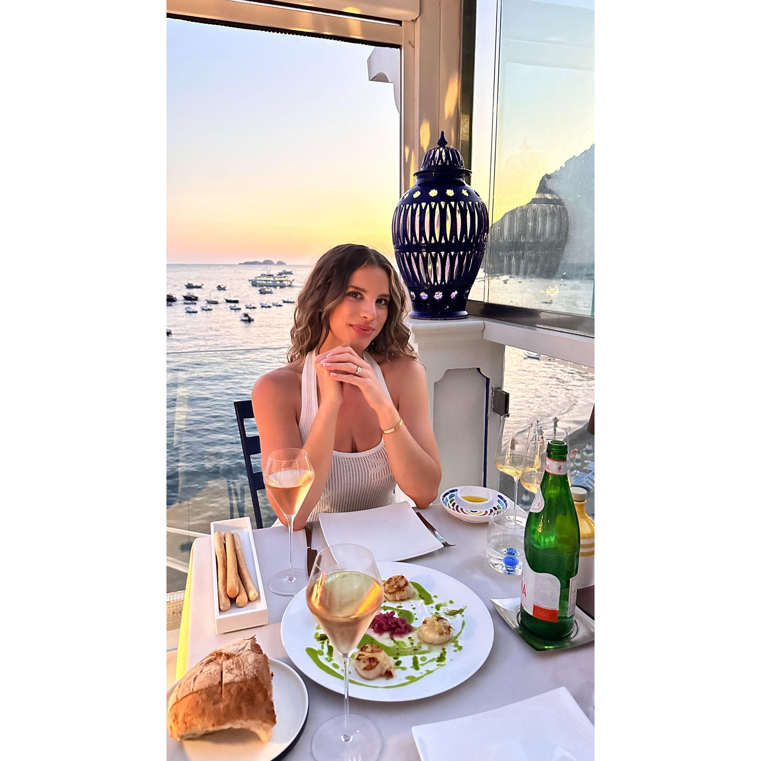 8/12/24 A fiancé and a view — both pretty perfect.