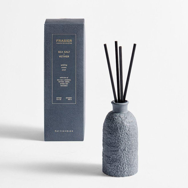 Frasier Round Diffuser, Sea Salt & Vetiver, Slate