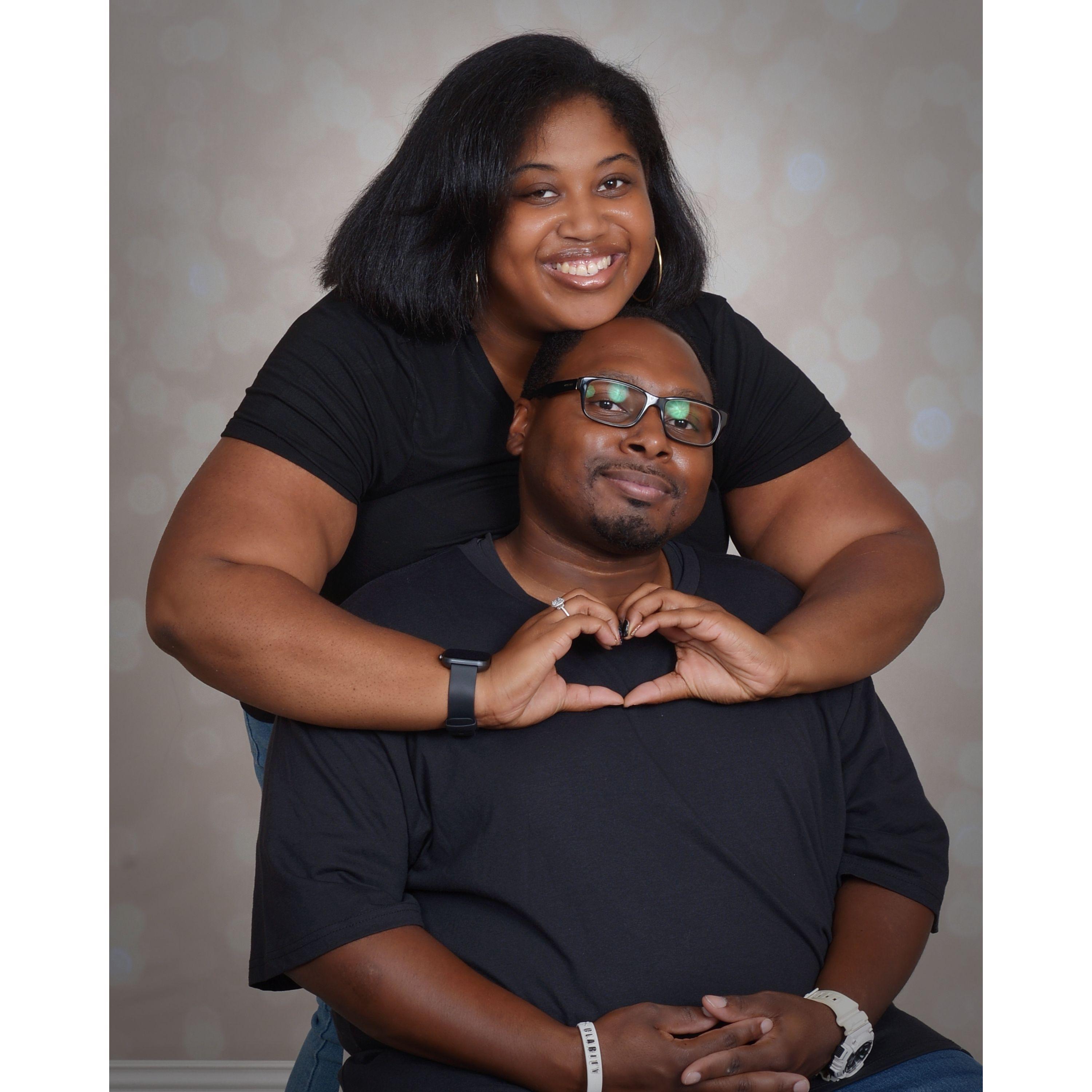 Bria surprised Terrance with a JC Penney "Funny" Photoshoot where you take a bunch of awkward and funny photos for Sweetest Day 2024. He stole Bria's heart now she is stealing his last name!