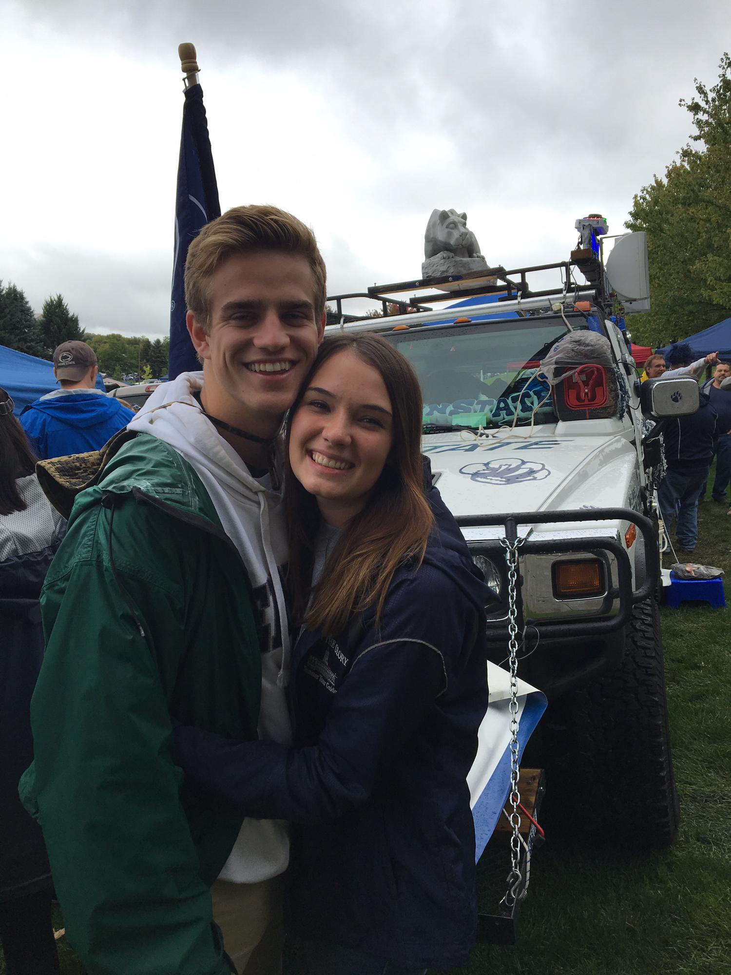 Our first picture together! Fall 2016