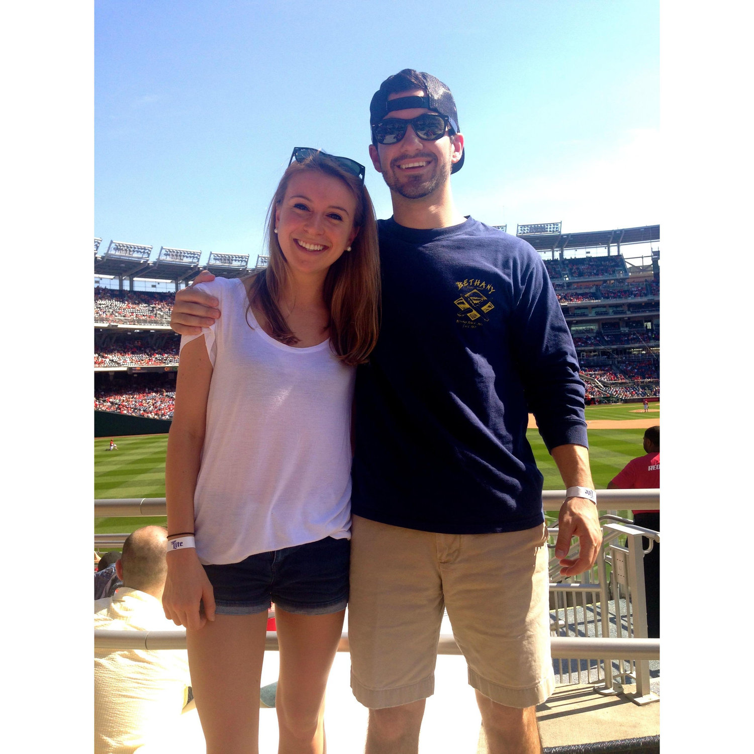 Our first "official" photo together, thanks Tessa ;)