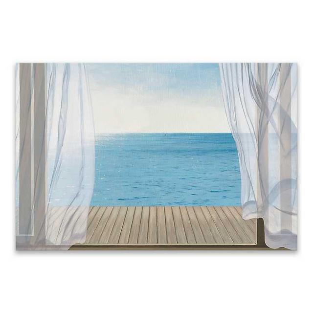 Blue Breeze Canvas Art Print