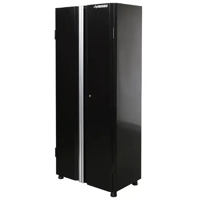 Steel Freestanding Garage Cabinet in Black