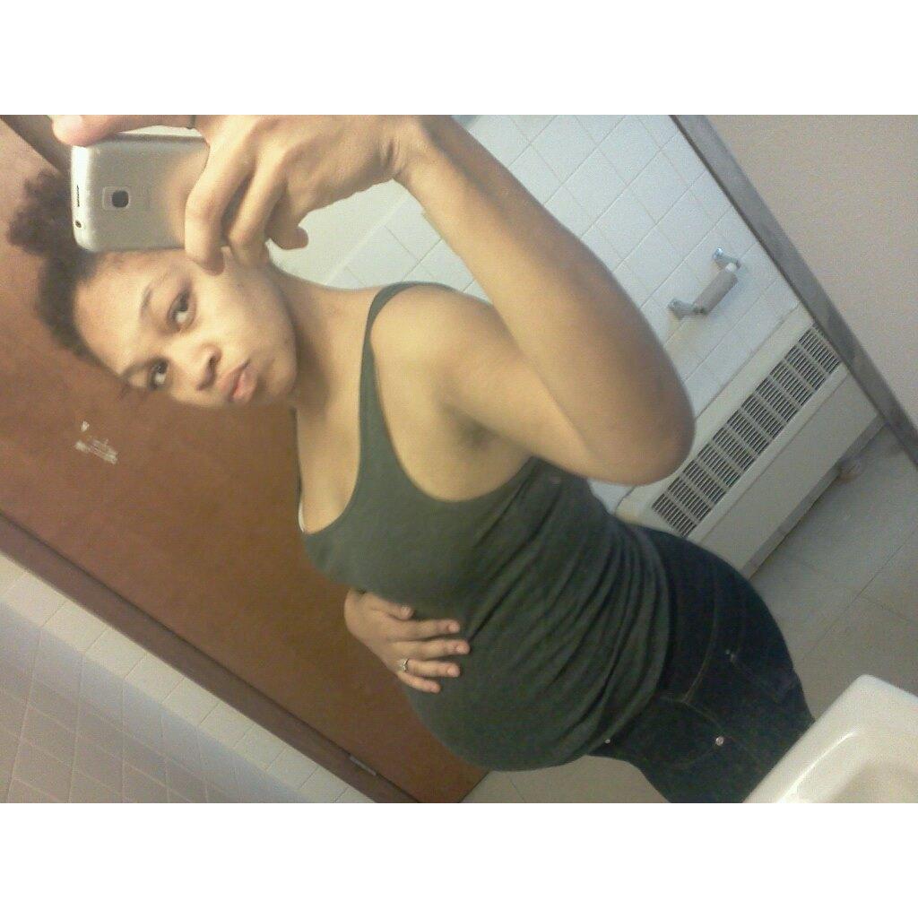 Pregnant with Clayton Christopher Johnson