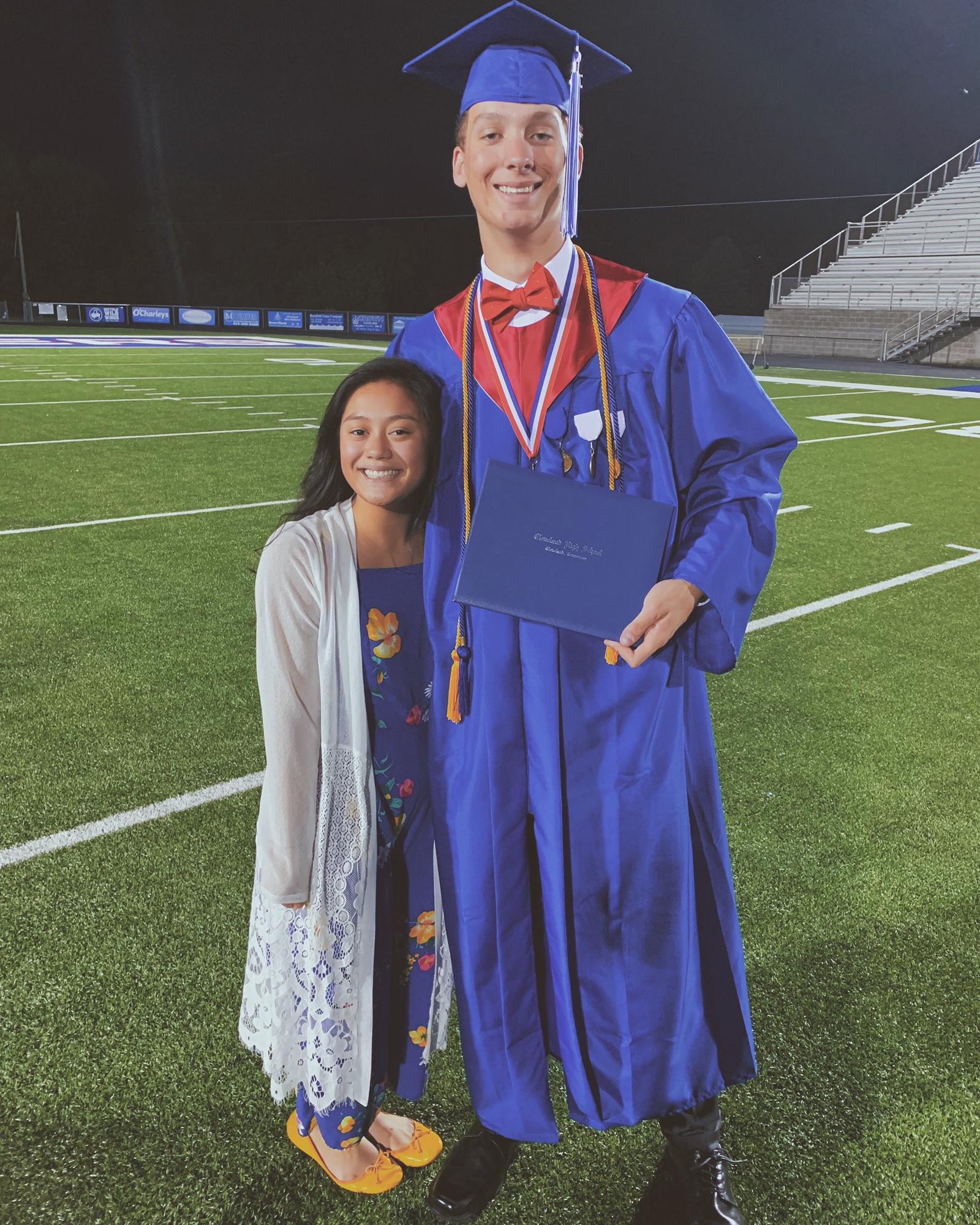 Patrick’s graduation (May 2019)