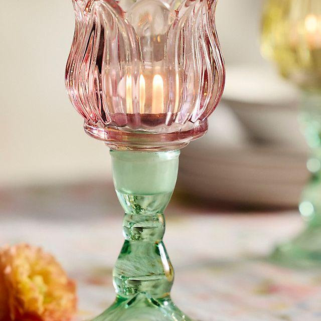 Tulip Glass Votive Holder
