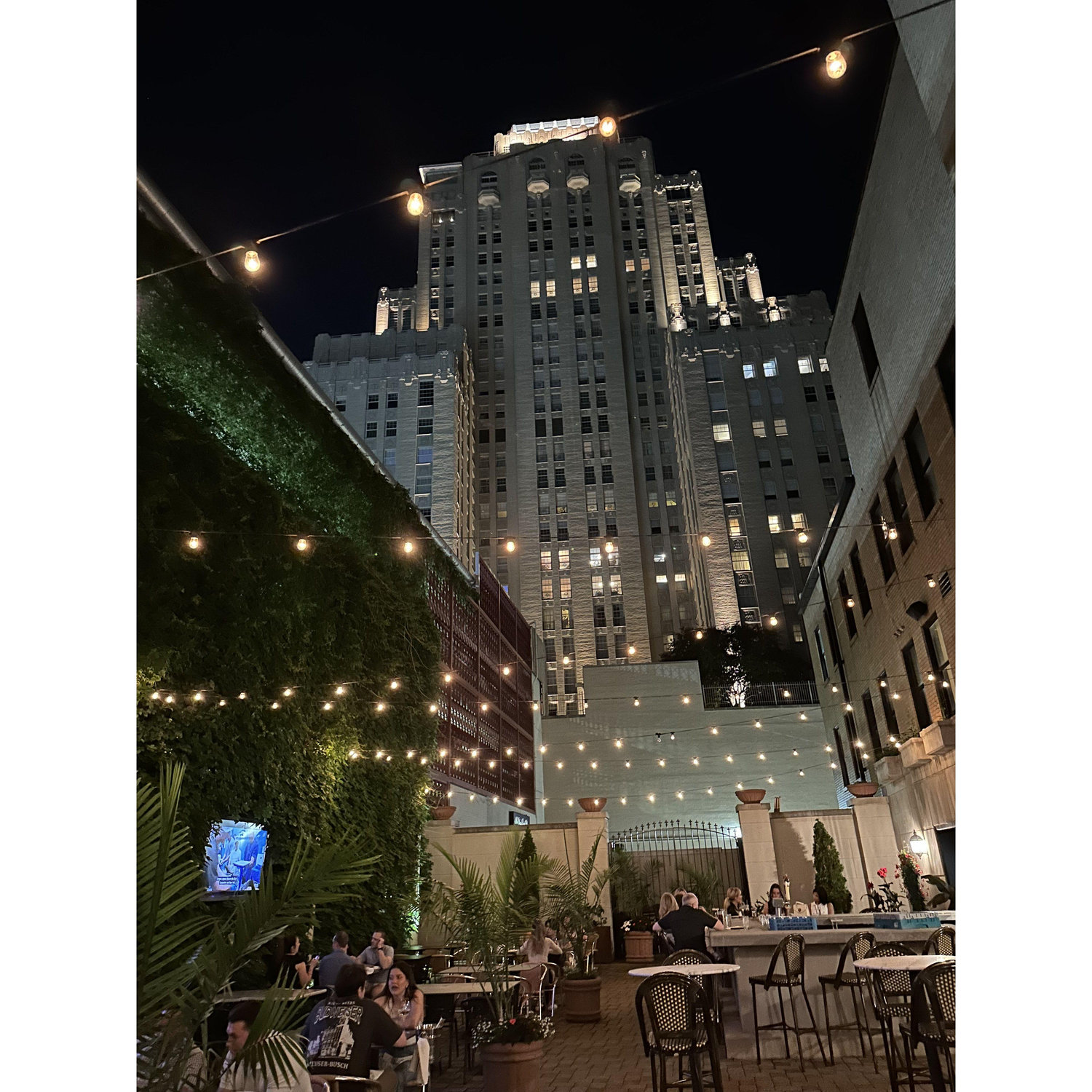 The restaurant we ate at in St. Louis right after we got engaged!
