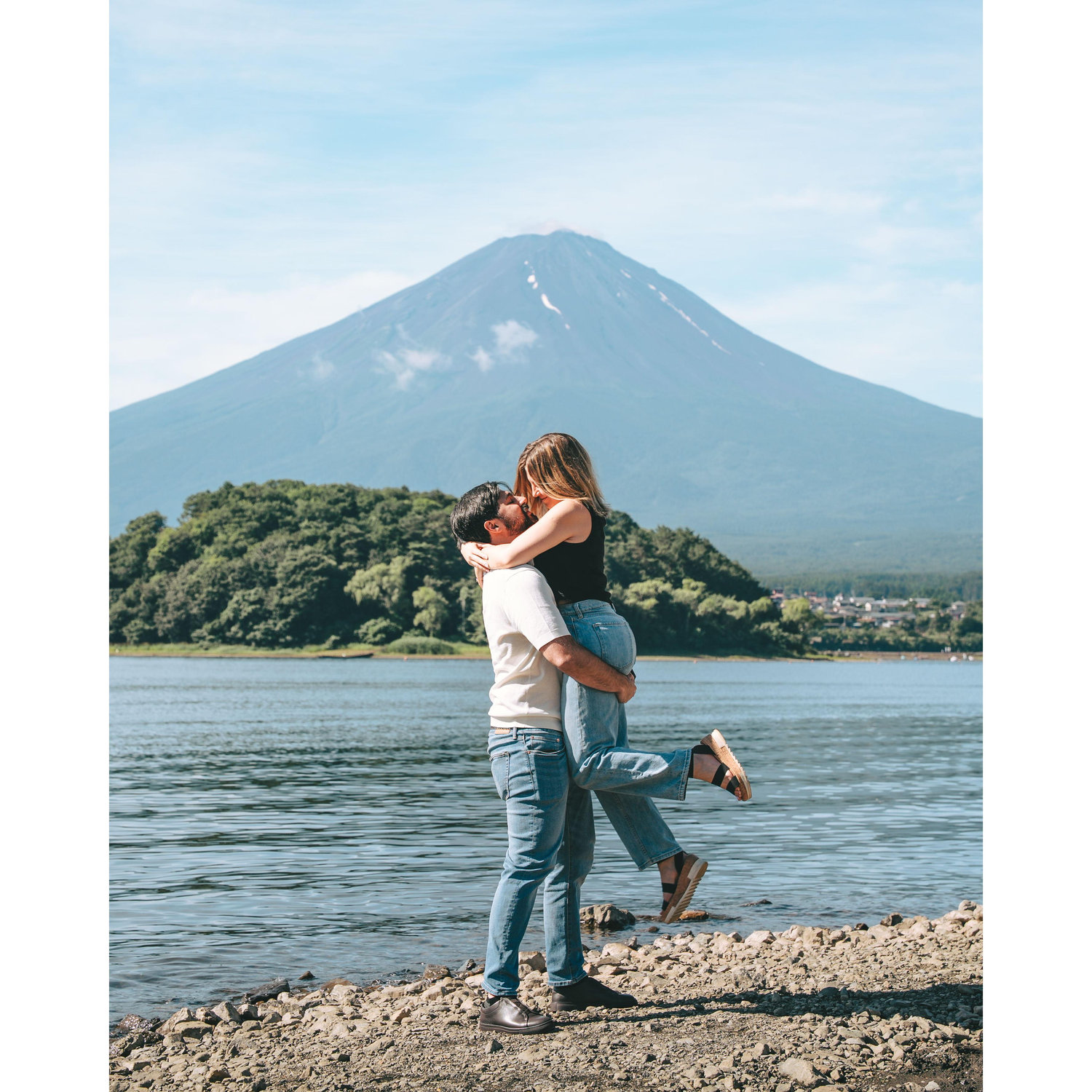 Our engagement - Kawaguchiko, Japan