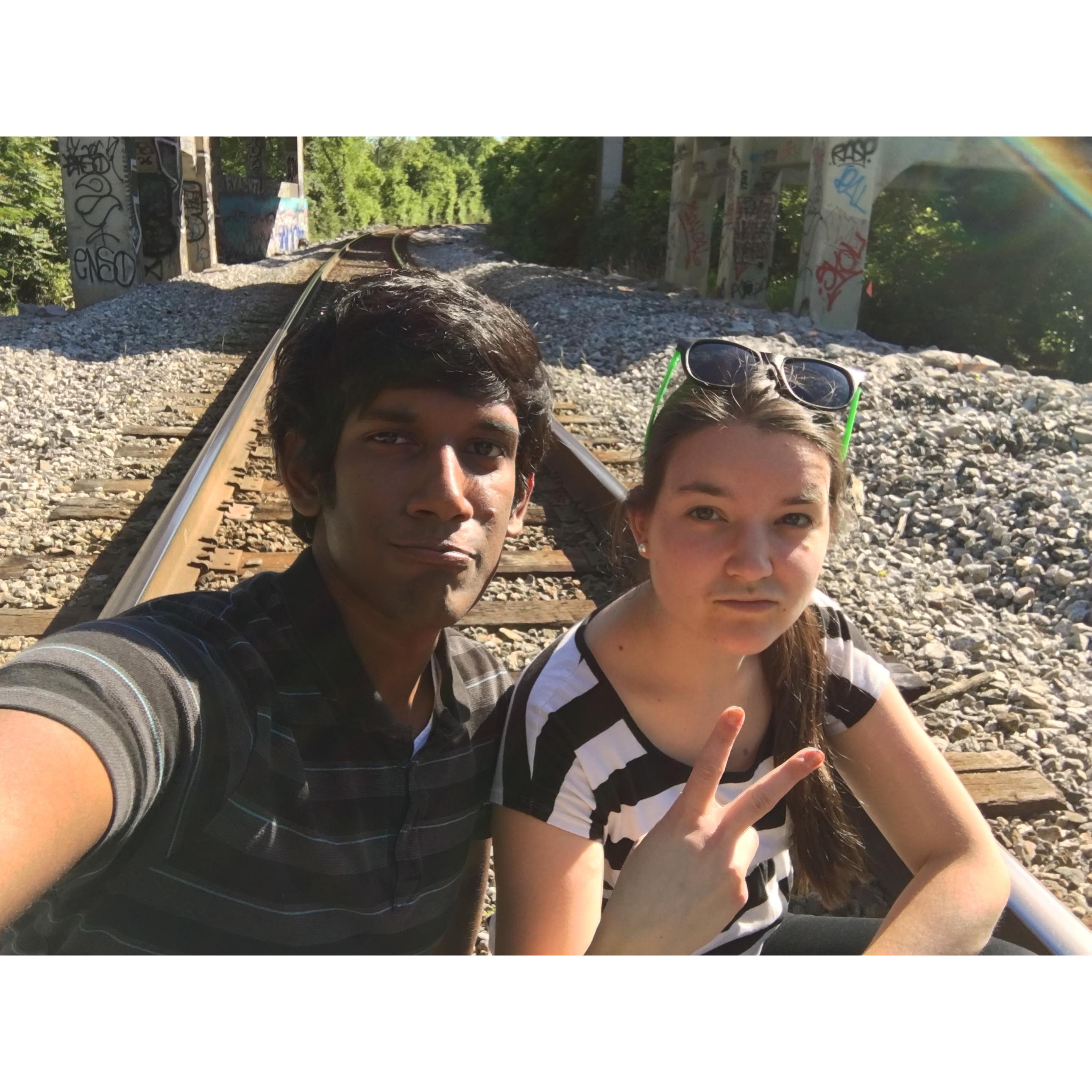 We also love adventuring and pretending we're cooler than we are.