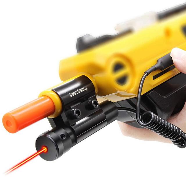 Insect Salt Gun Laser Bug-Beam for Bug Salt 2.0 and 3.0, Insect Eradication Airsoft BB Pump Add-On Accessories