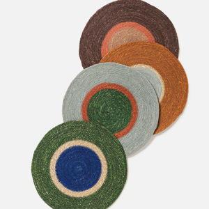 Pinto Placemat - Puddle/Spirulina / 13.38"dia.