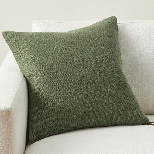 Everyday Linen Pillow Cover, 20", Cypress