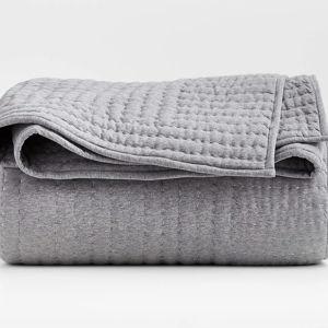 Cozysoft Organic Cotton Jersey Quilt | Grey | King