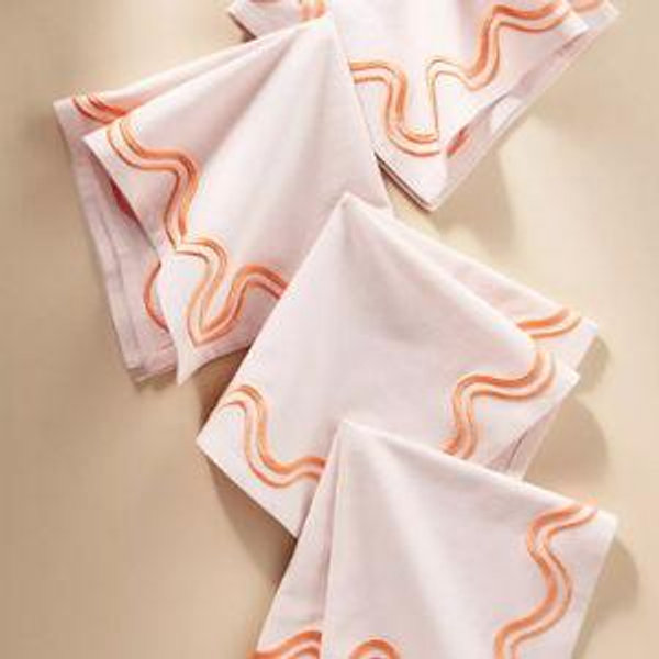 Madeline Embroidered Napkins, Set of 4