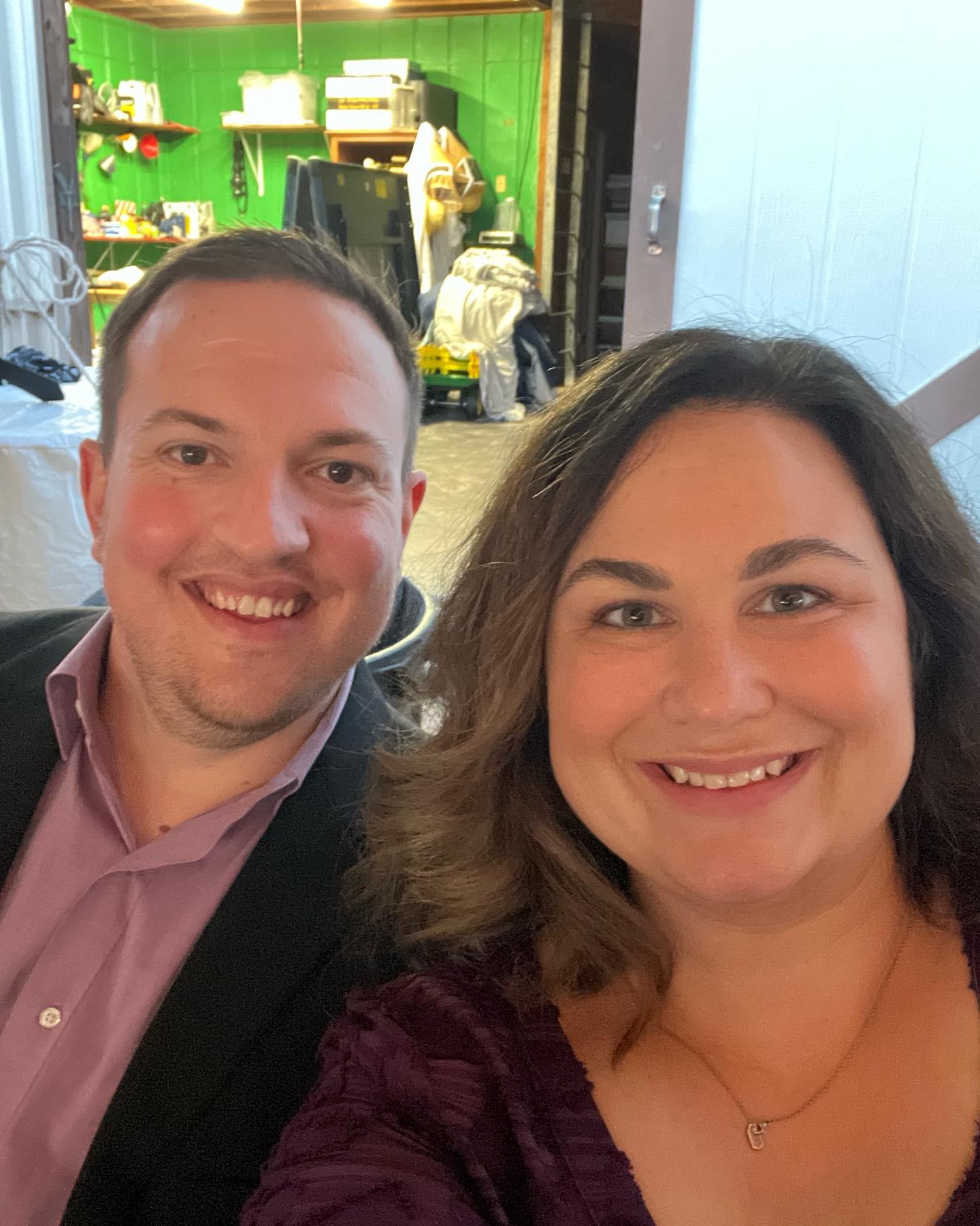 At Tom's sister's wedding, 2021 (Marianne, to her now husband Landon)