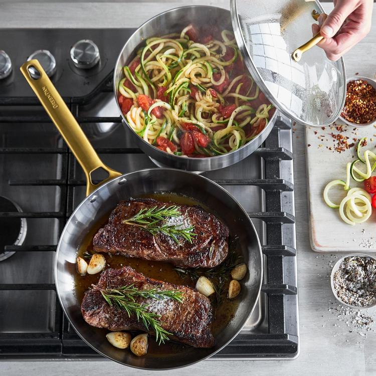 GreenPan, Reserve Stainless Steel 10-Piece Cookware Set | Zola