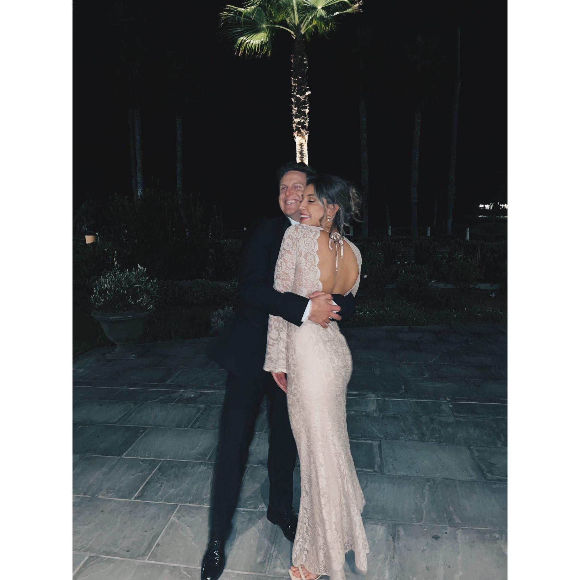 At Tom & Anna's wedding.