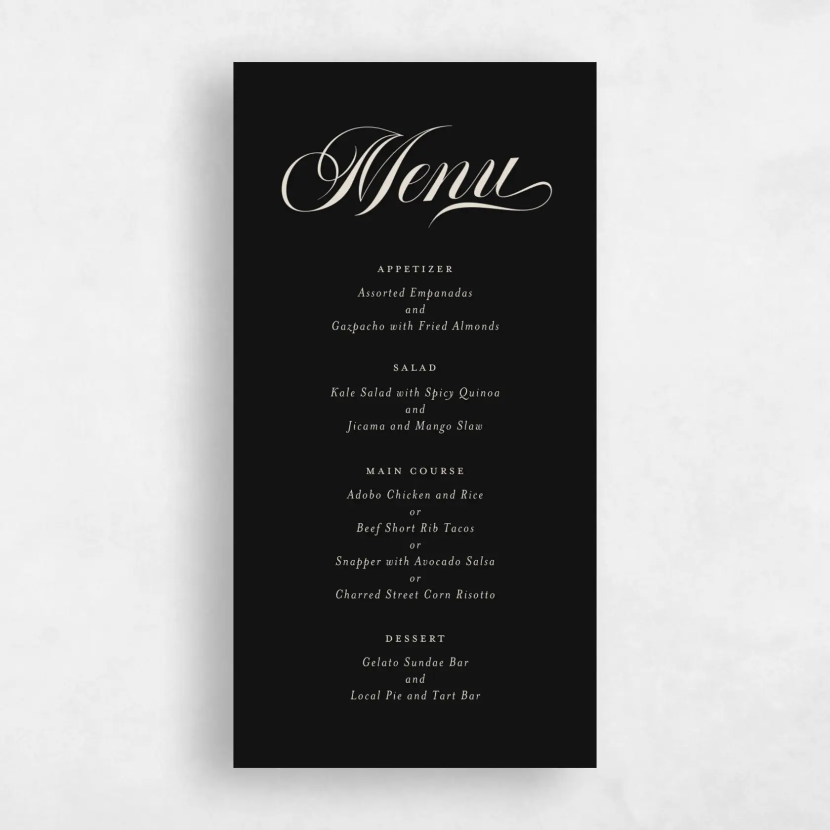Menu - Marquis preview