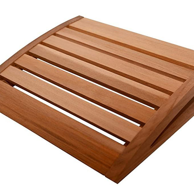 HSE Cedar Modern Sauna Headrest (1, Red Cedar)