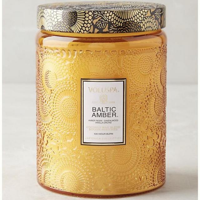 Voluspa Limited Edition Cut Glass Jar Candle