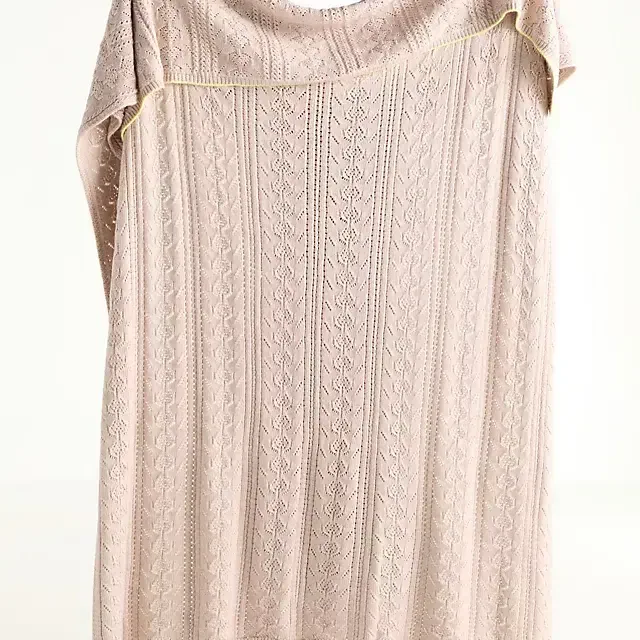 Sabrina Cotton Knit Throw Blanket