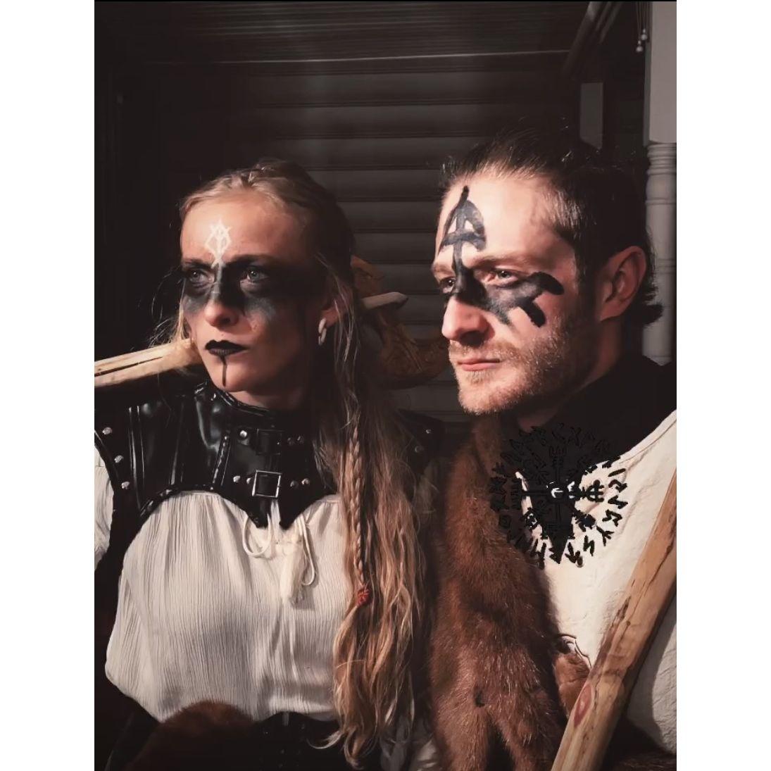 Please understand you are attending the wedding of two Vikings.