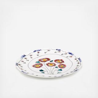 Midnight Flowers Anemone Small Serving Plate by Marni, Set of 2