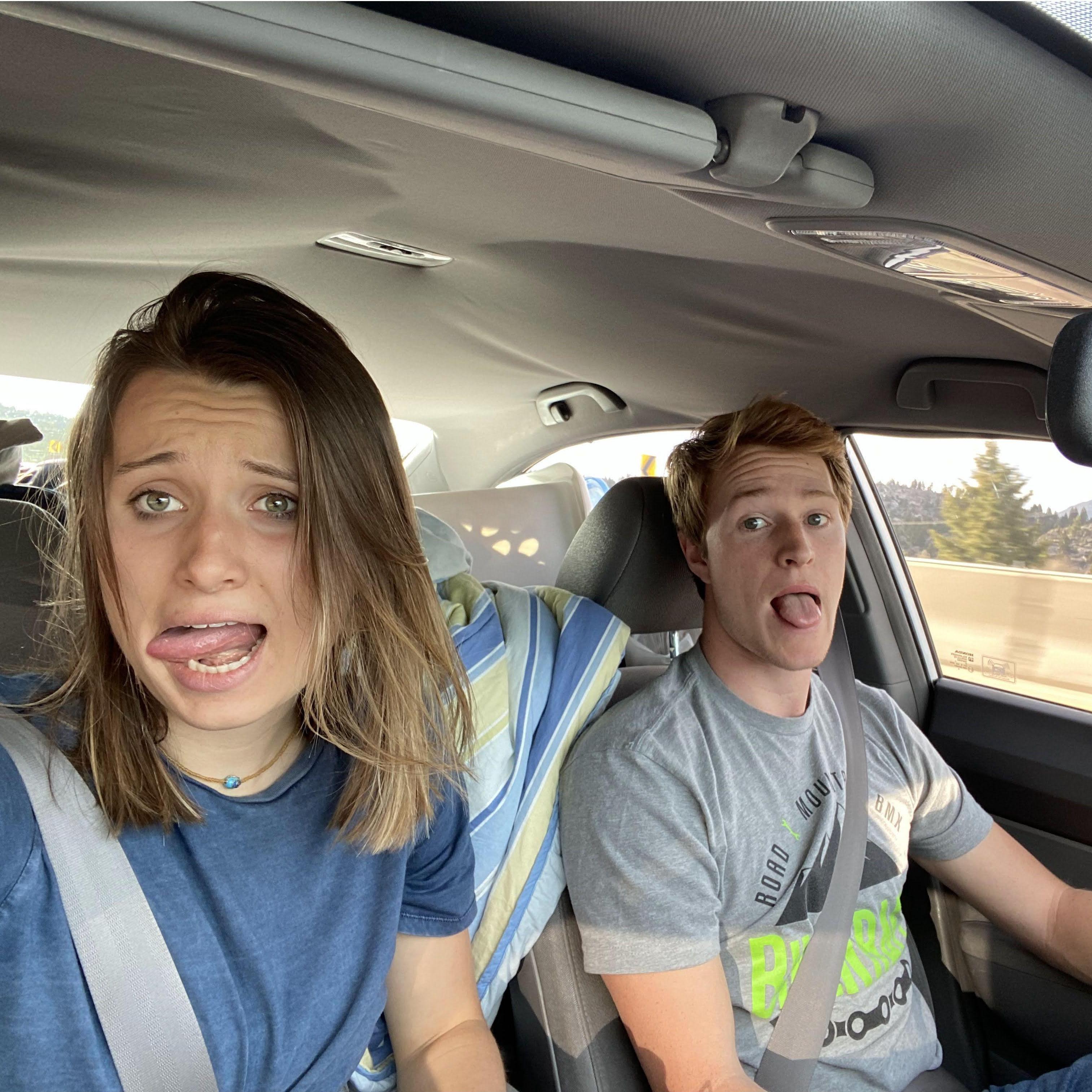 Leah came to Oregon to help Zach move to Bozeman in May