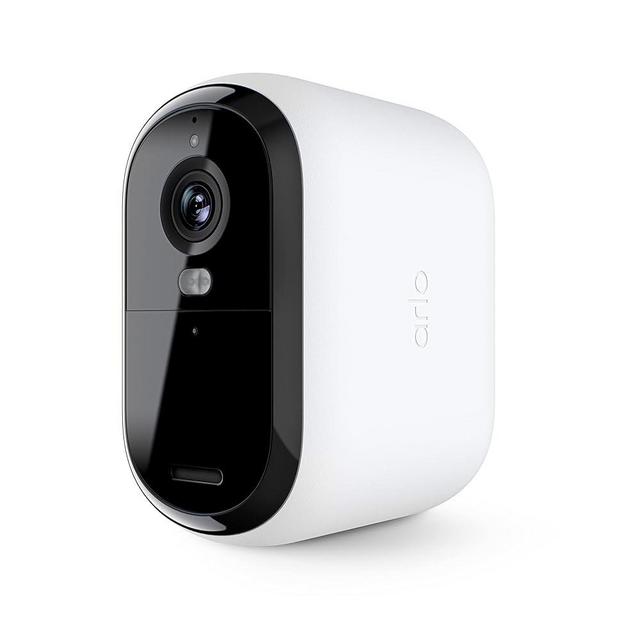 Arlo Essential Wireless Security Camera XL, 2nd Generation - Outdoor & Indoor Wireless Camera with 4X Longer Battery, Integrated Spotlight, Color Night Vision & Motion Sensor - White, 1 Pack, VMC3052