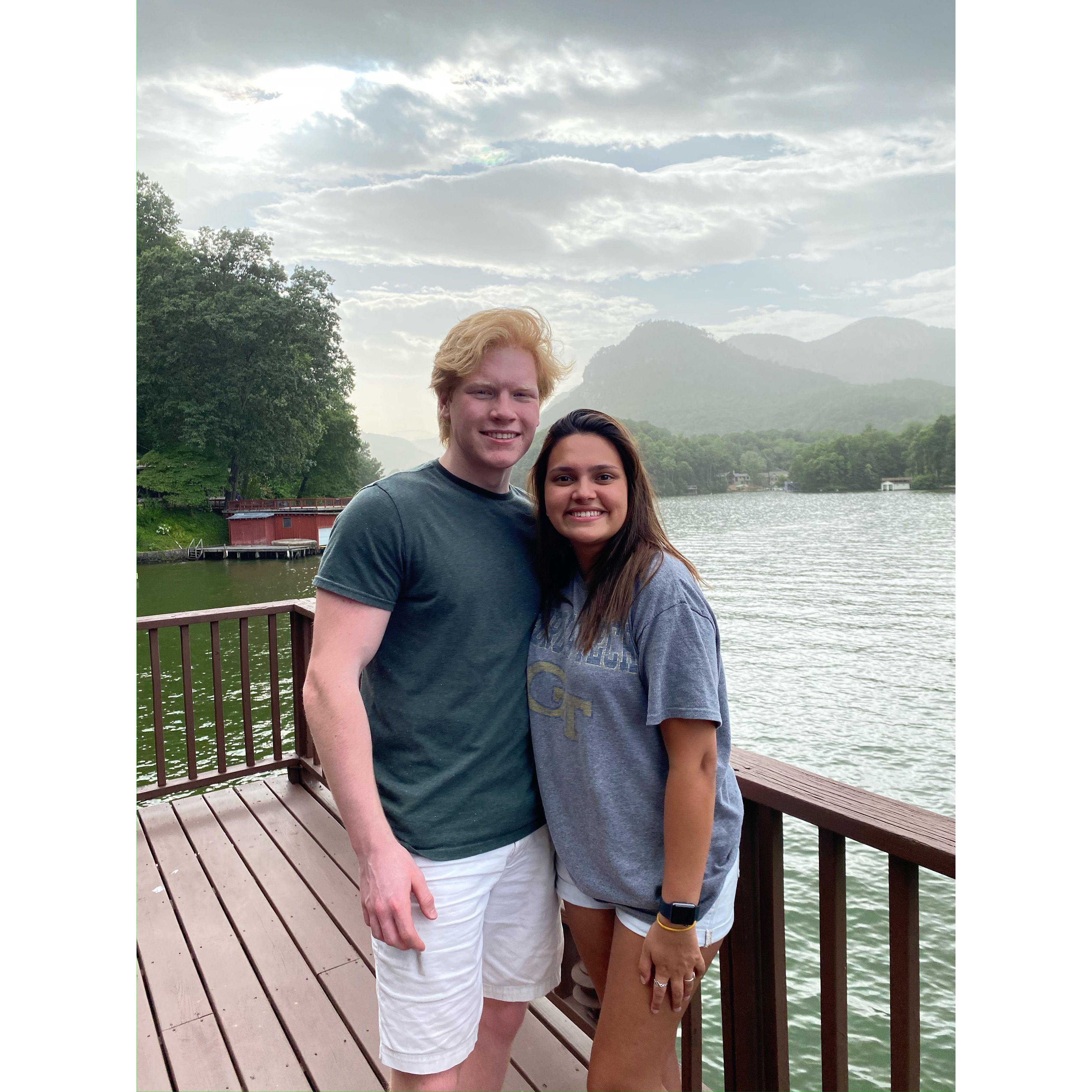 June 2020
First time I went on the annual lake trip with his family!