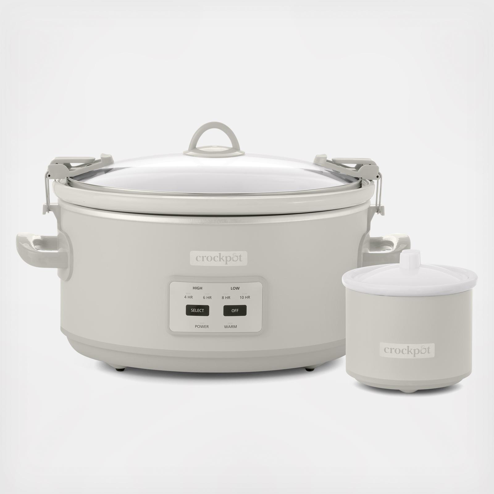 Lift & Serve Locking Hinged Lid Slow Cooker