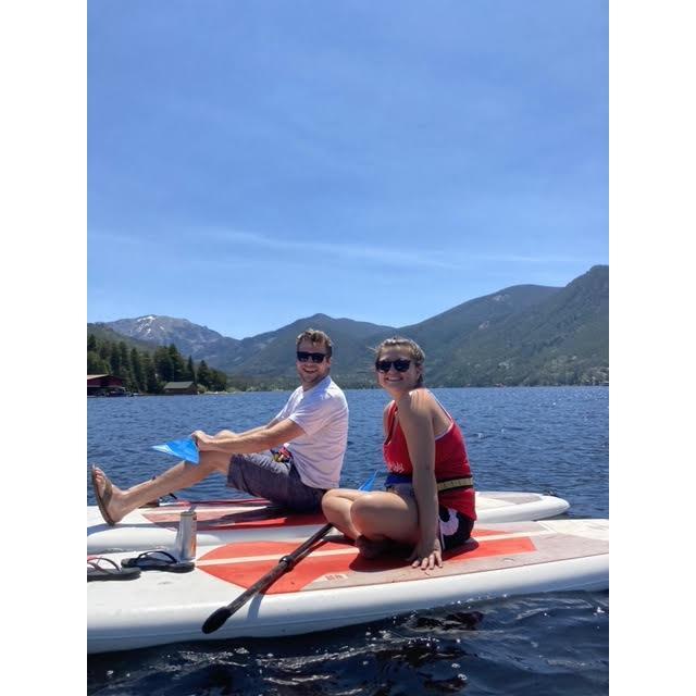 Kayaking on Grand Lake, 2021