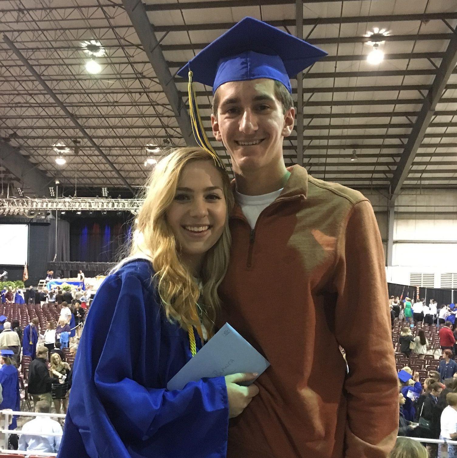 Besides the normal relationship stuff that two people have to work on over the years, Matt and Liz also tackled the stress of two diplomas. And of course, they always show up to celebrate each other.
