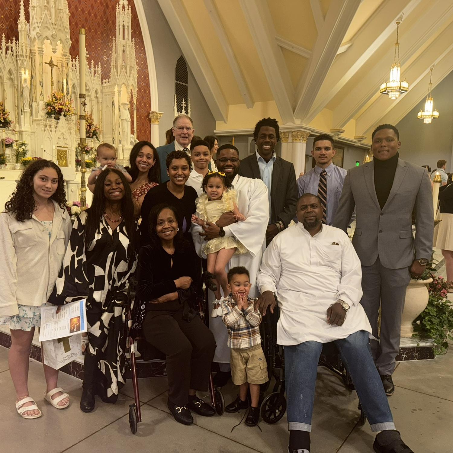 Leef got baptized