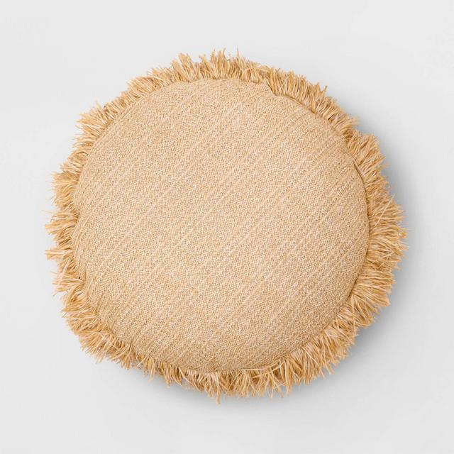Round Throw Pillow Natural - Opalhouse™