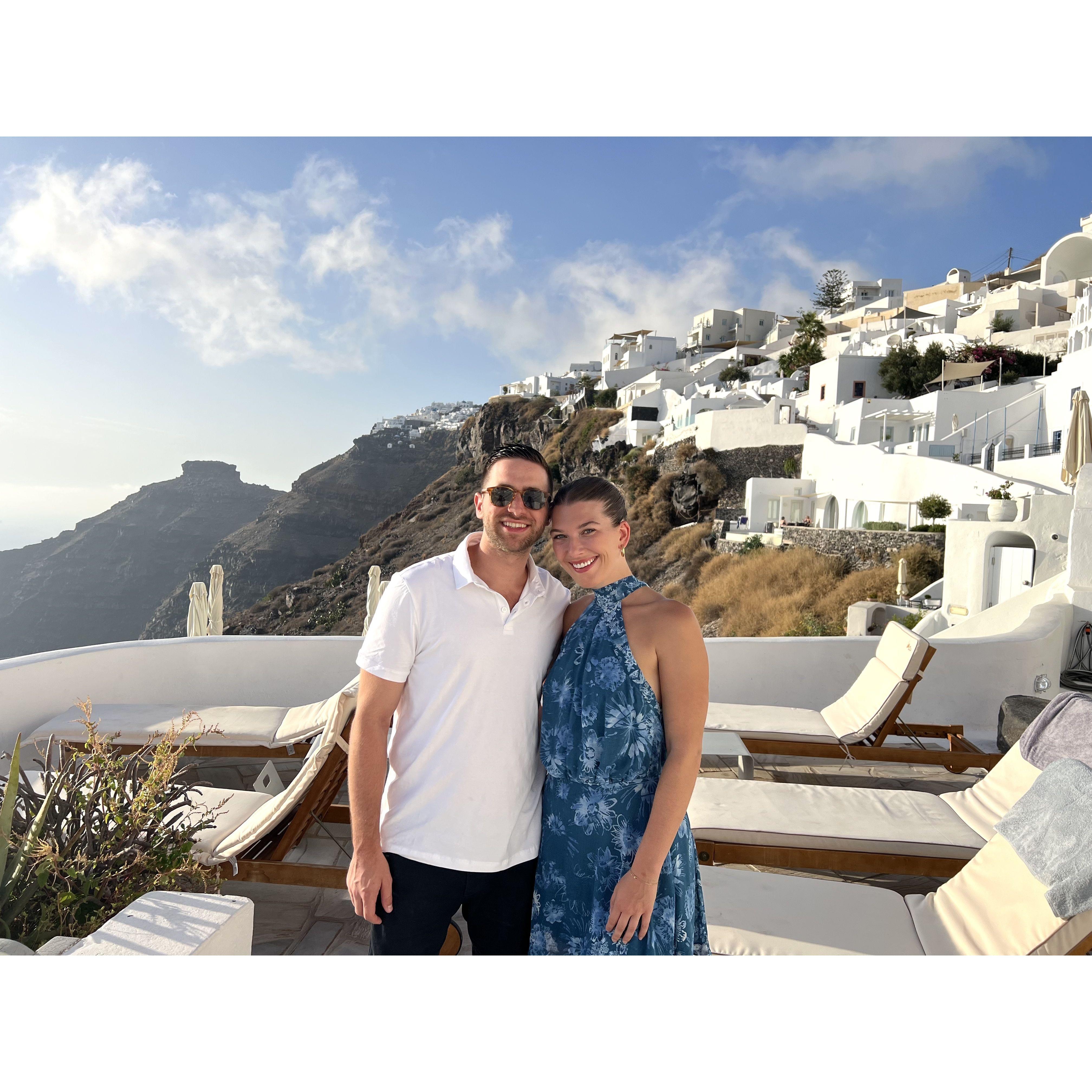 Family trip to Santorini!