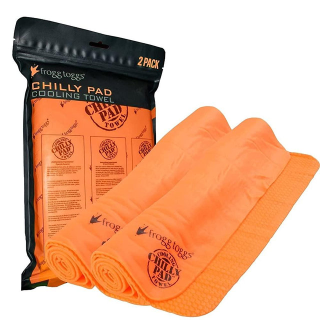FROGG TOGGS Chilly Pad Cooling Towels, 2 Pack, 33" x 13"