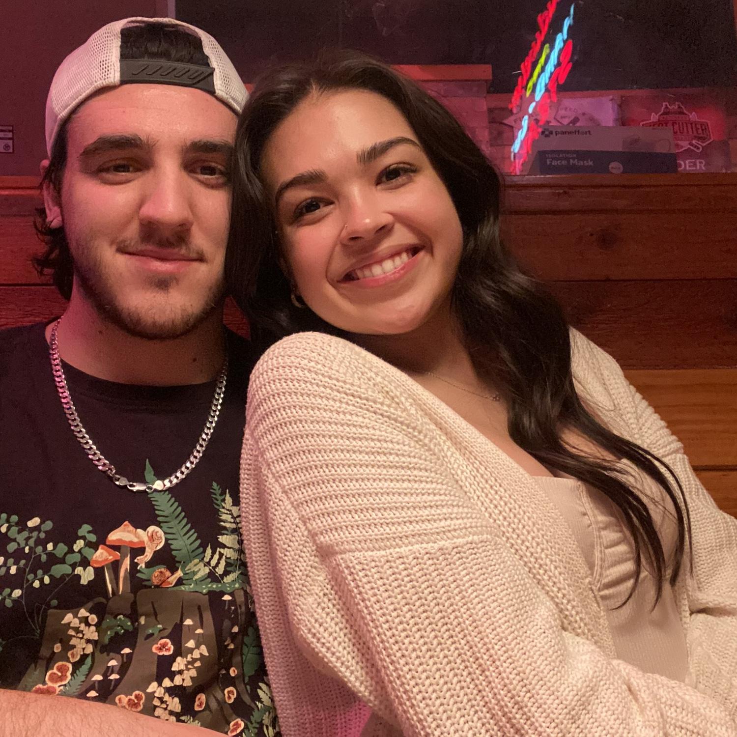 Our first photo together… Valentine’s Day 2023