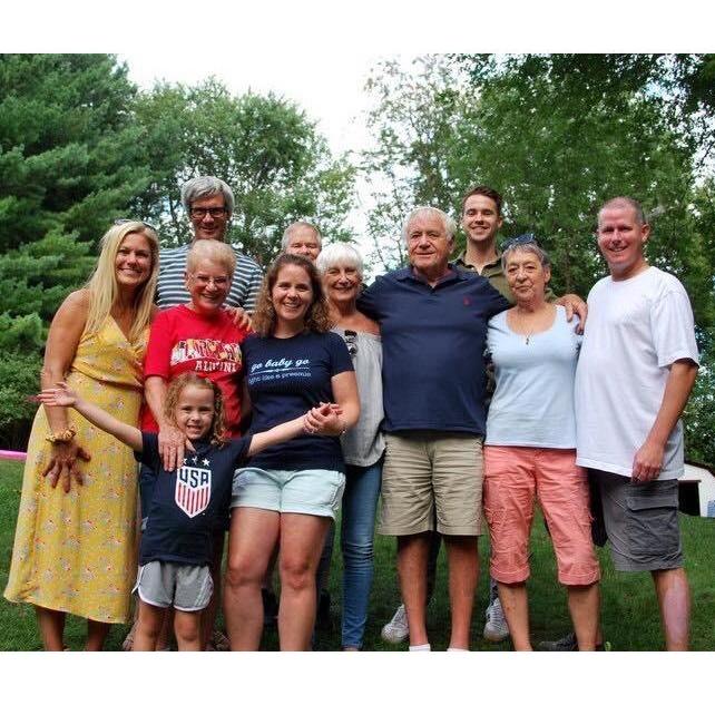 Rhode's Family at the Crab Feast!