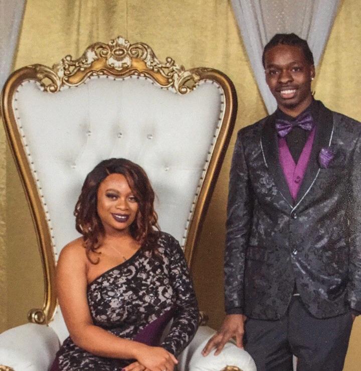 Jordan and Kyla at prom