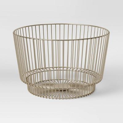 18" x 11" Decorative Metal Basket with Silver Finishing - Project 62™