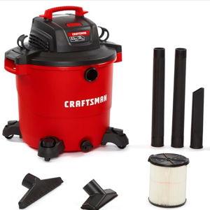 CRAFTSMAN CMXEVBE17596 20 Gallon 6.5 Peak HP Wet Dry Vac, Heavy-Duty Shop Vacuum Wet and Dry with Filter, Dust Bag, Hose and Attachment